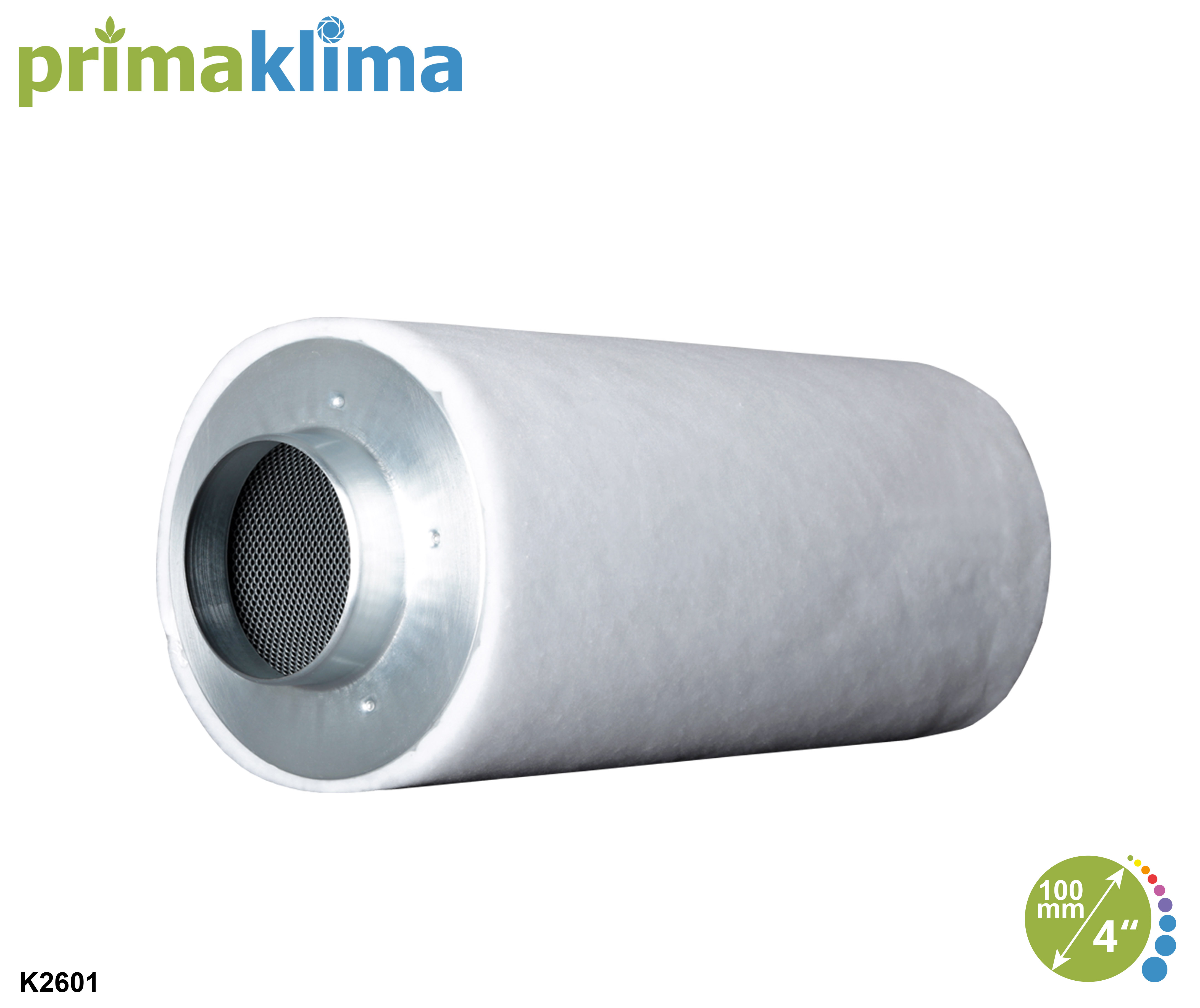 PrimaKlima Aktivkohlefilter Eco Line K2601-100, 360-480m³/h, 100mm Anschluss