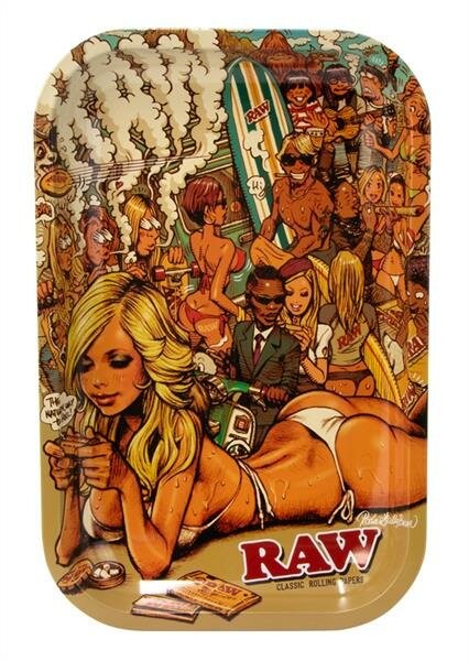 RAW Summer Rolling Tray Small 27,5 x 17,5 cm