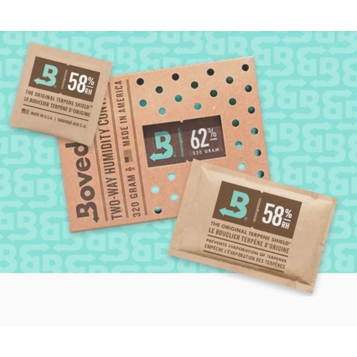 Boveda Hygro-Pack 62% - 1g, 4g, 8g, 67g