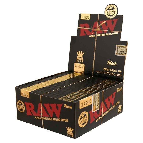 RAW Black Papers King Size Slim