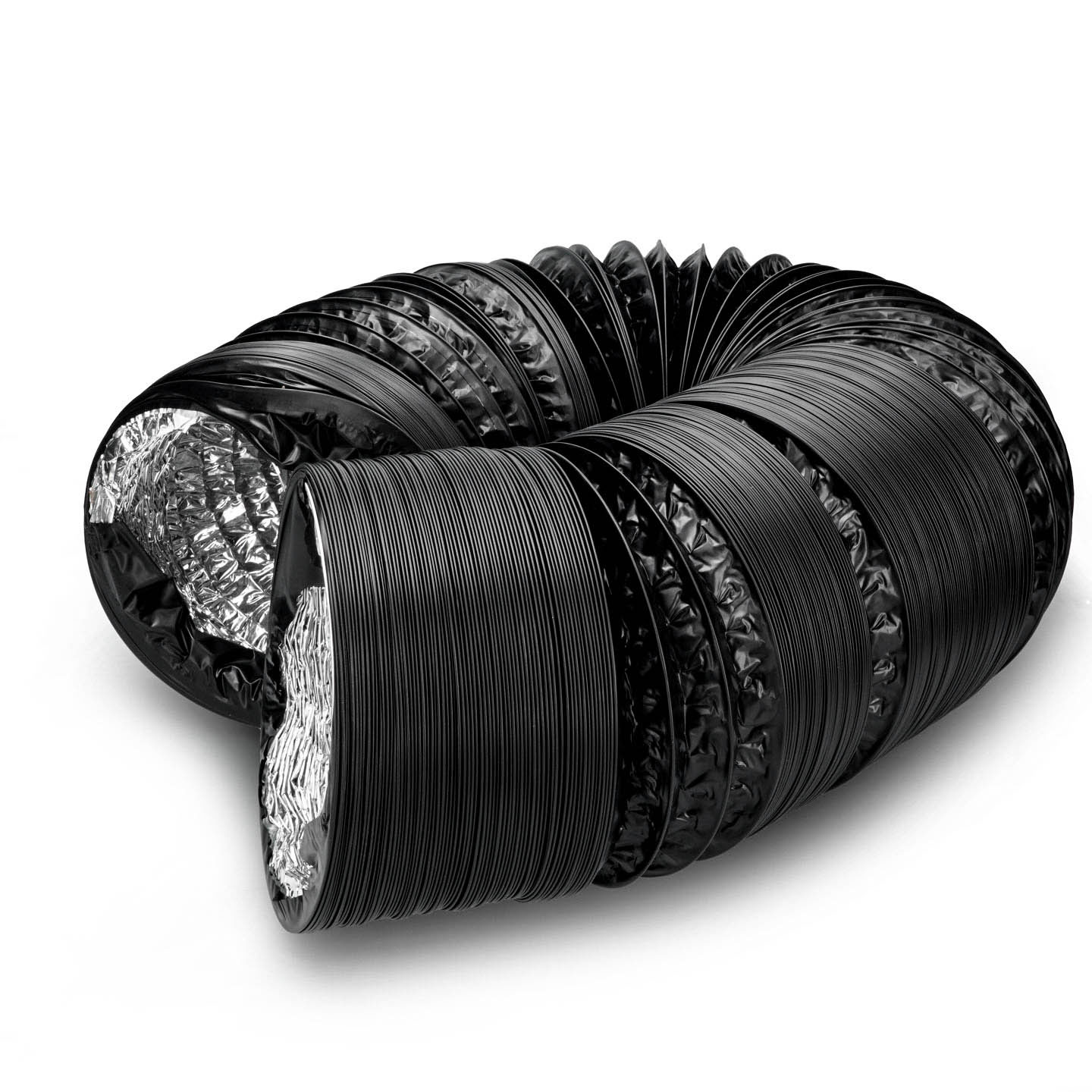 Abluftrohr (schwarz) ø 128 mm