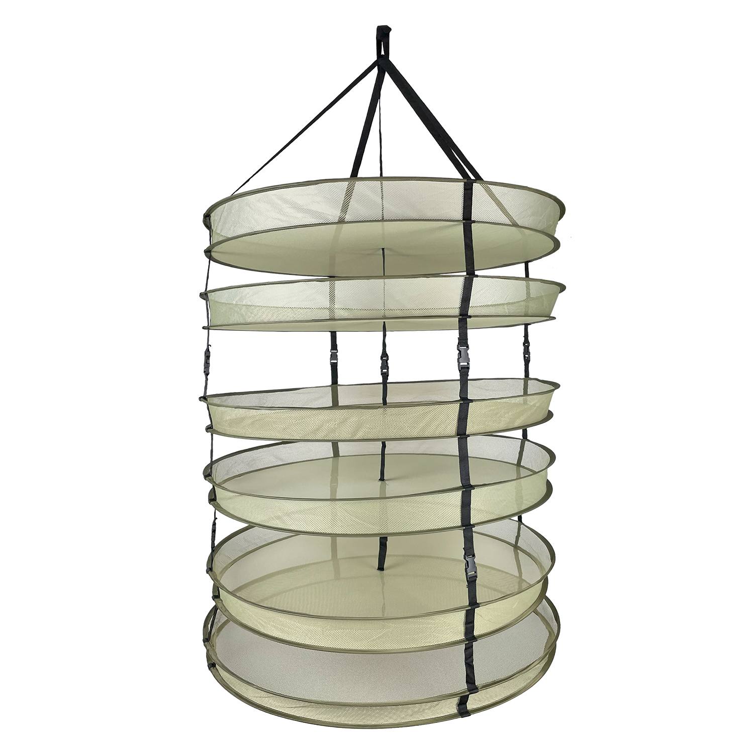 Caluma Trockennetz, Ø 90 cm, 6 Etagen, (Clip- & faltbar)