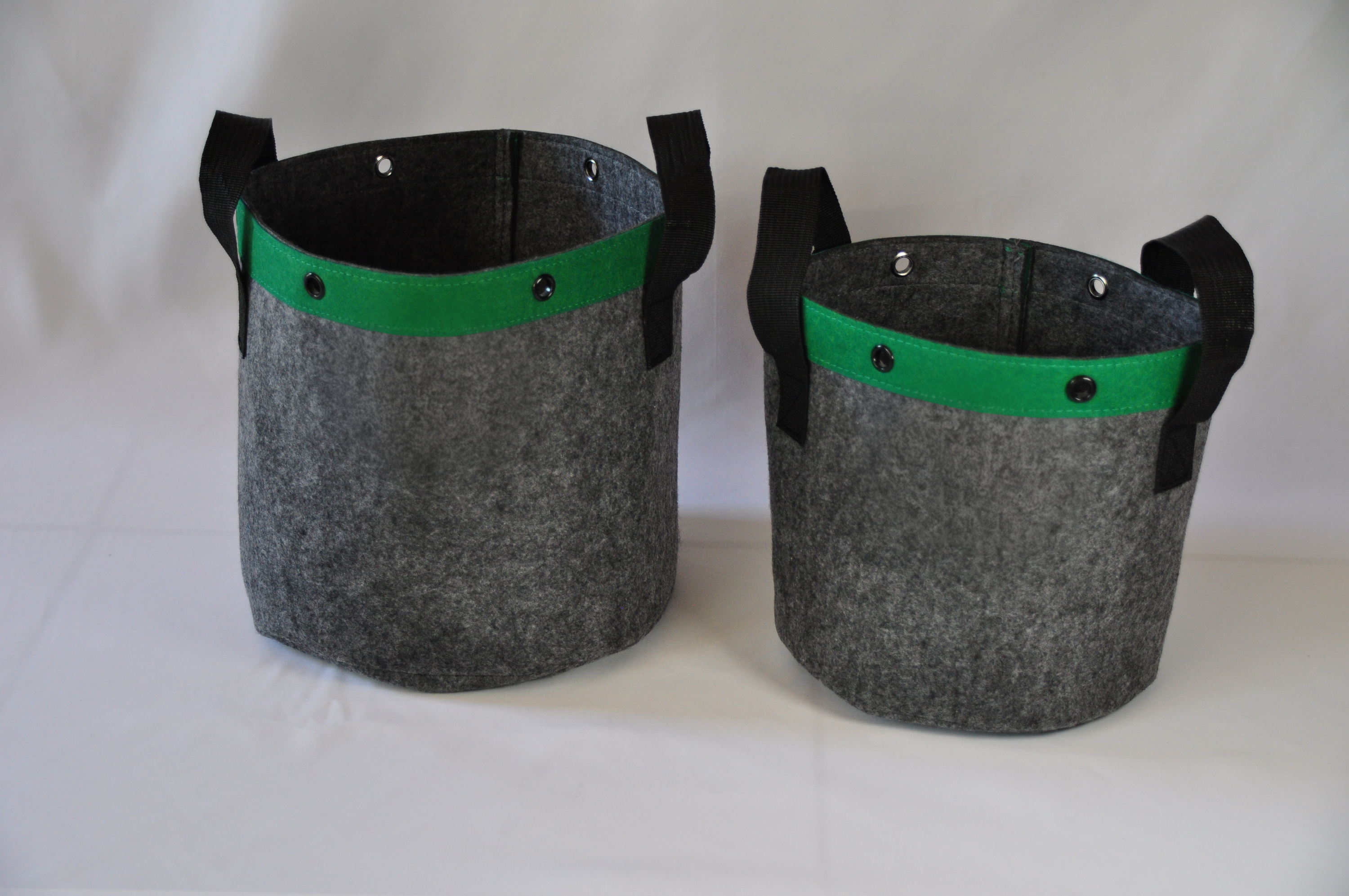 Stofftopf für Pflanzen mit Metallösen